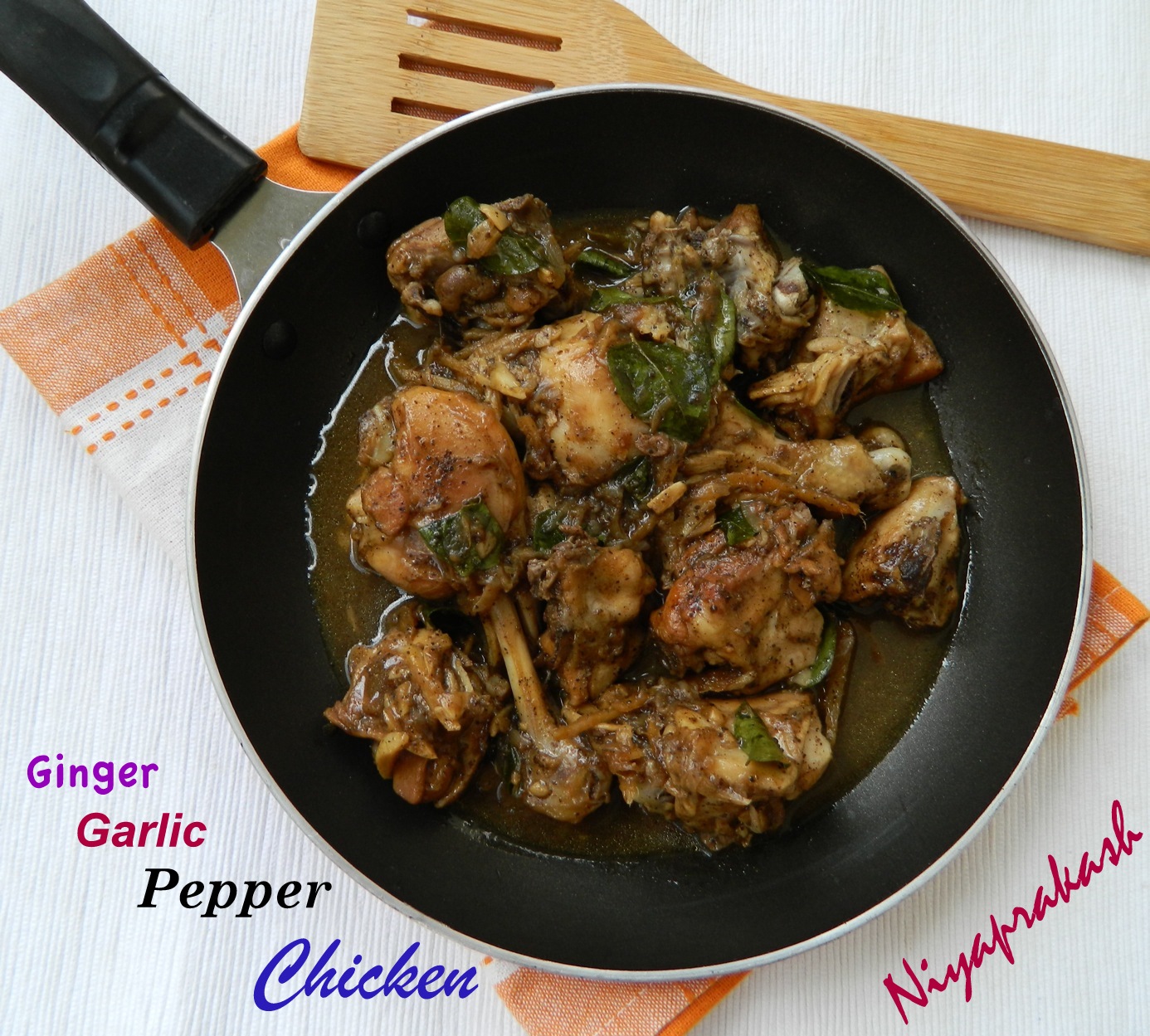 Niya's World Ginger Garlic Pepper Chicken