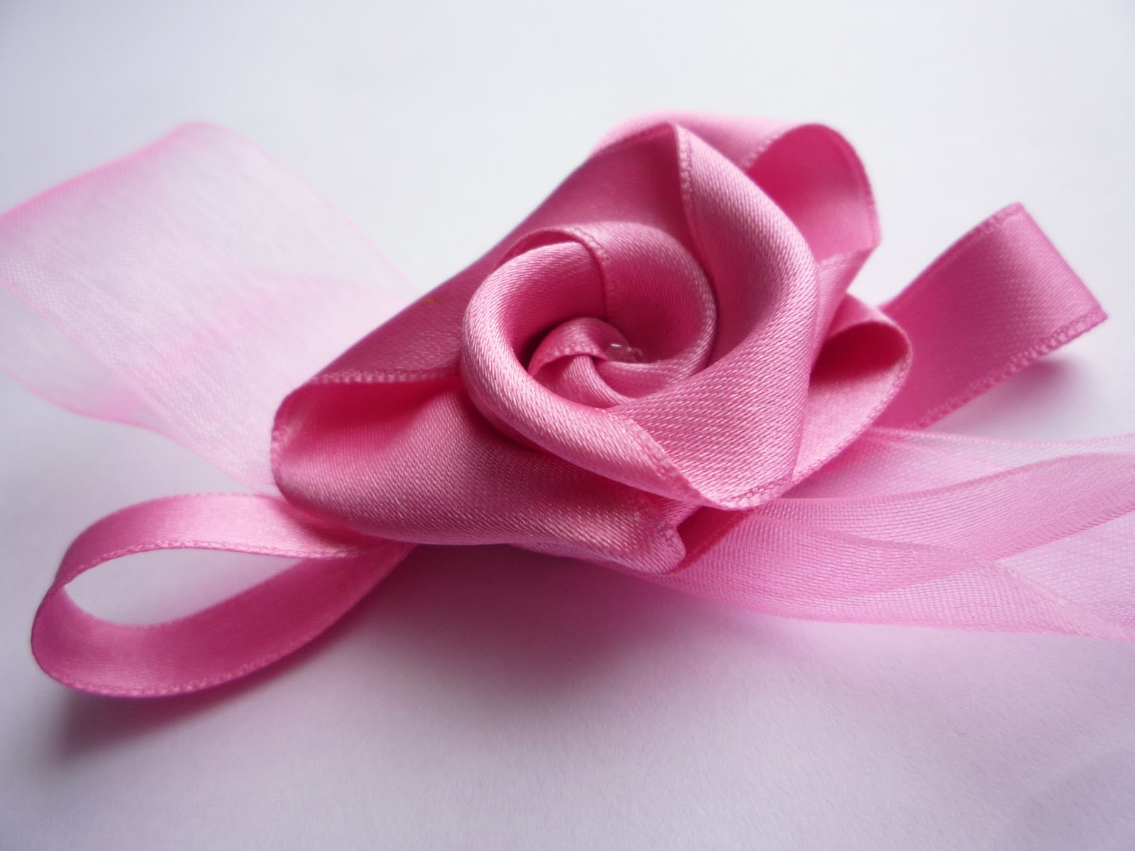 the Creations of Crazy Dazy ribbon rose