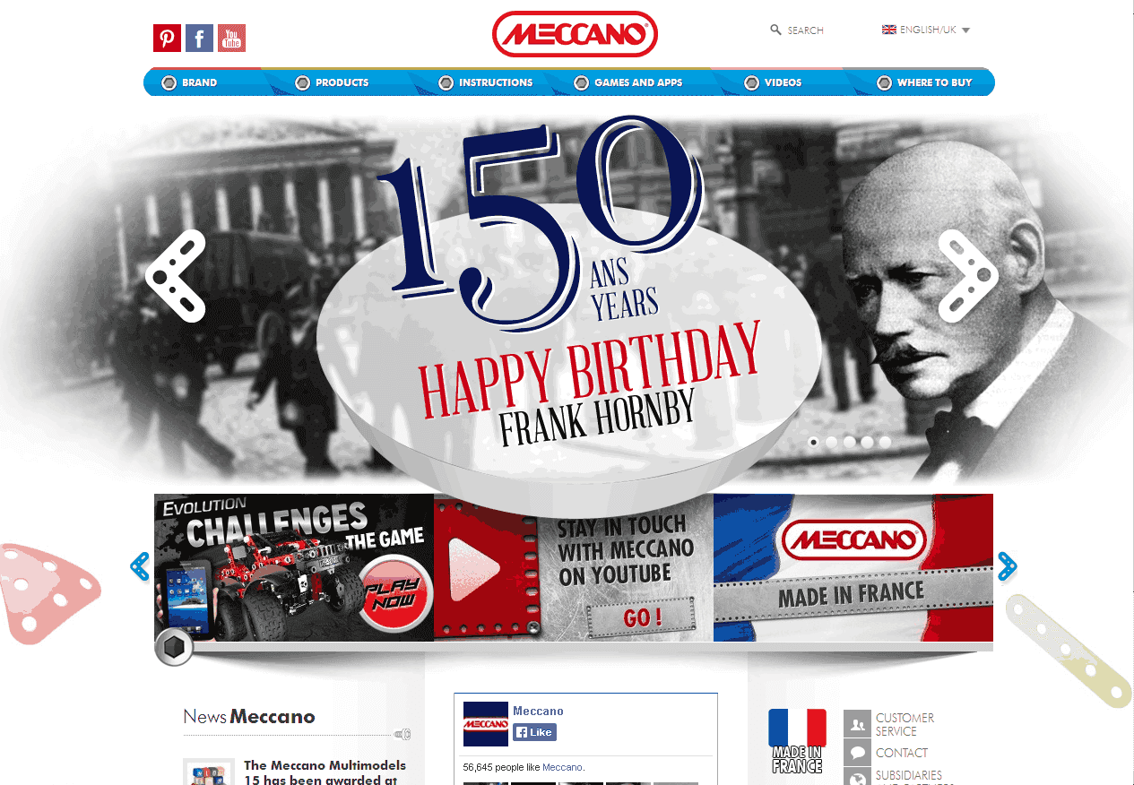 meccano website