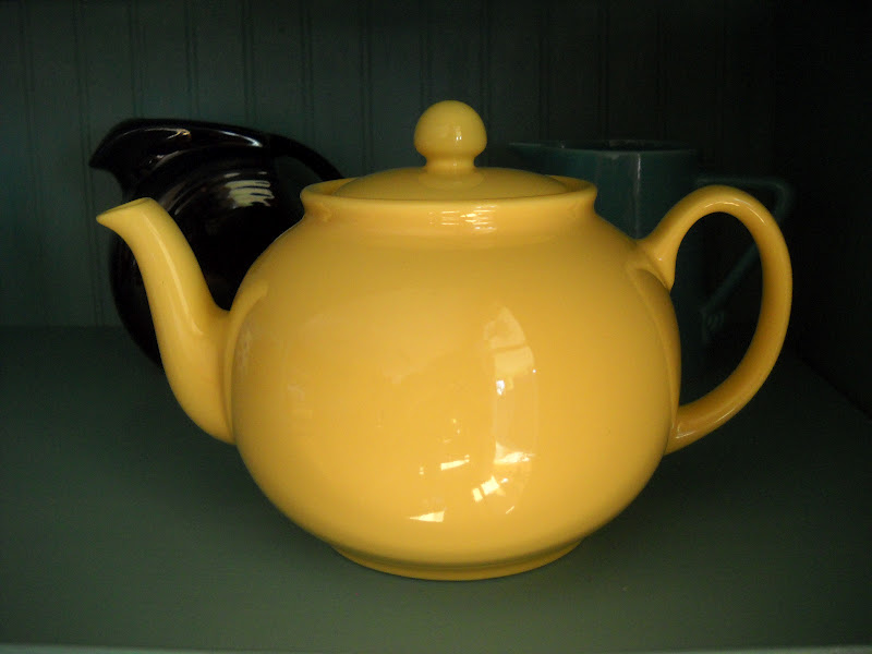 Remains of the Day Lovely Yellow Teapot