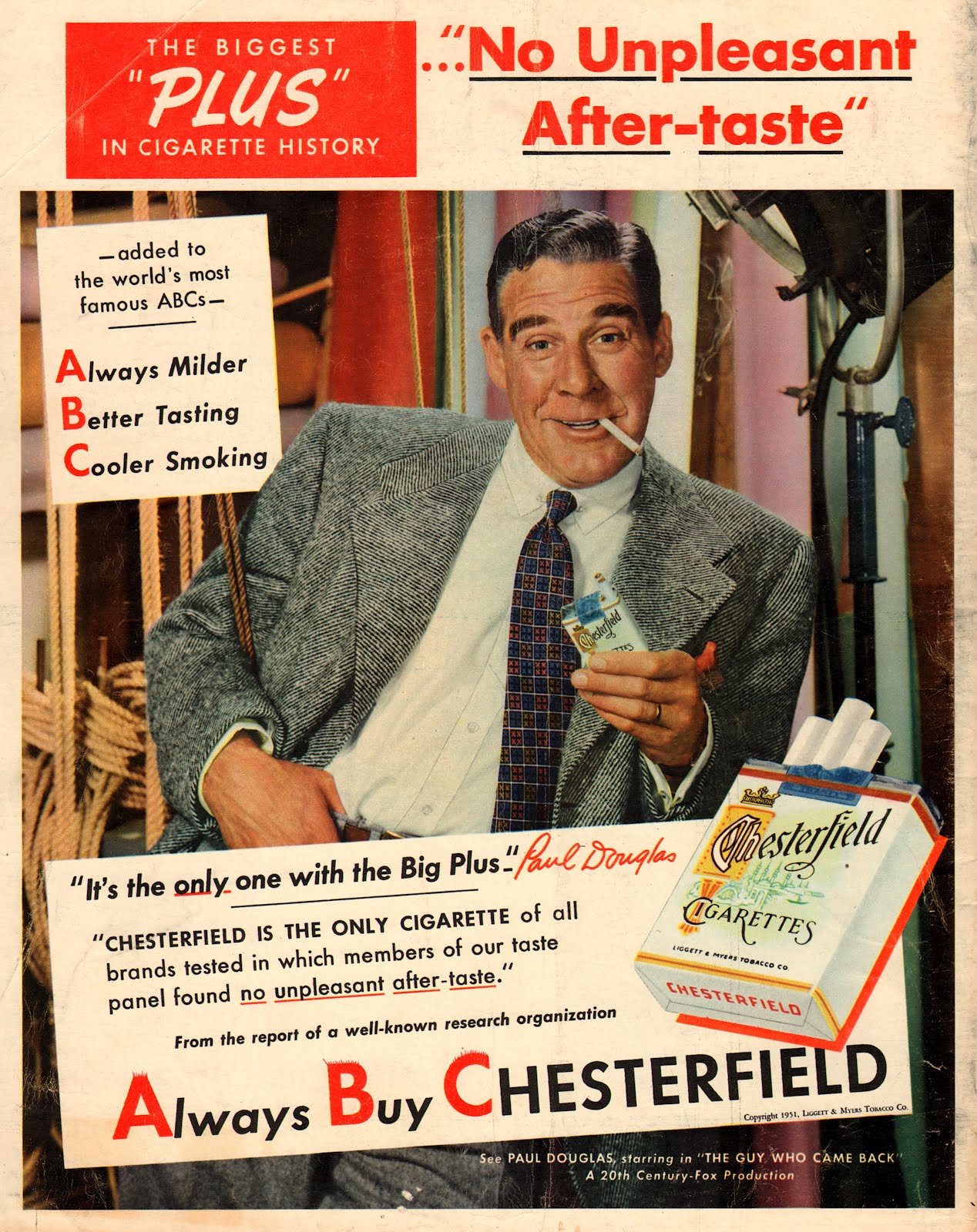 Cigarette Ads in 1950's vintage everyday