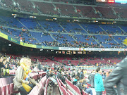 Entrenamiento del Barcelona. En los Graderios.