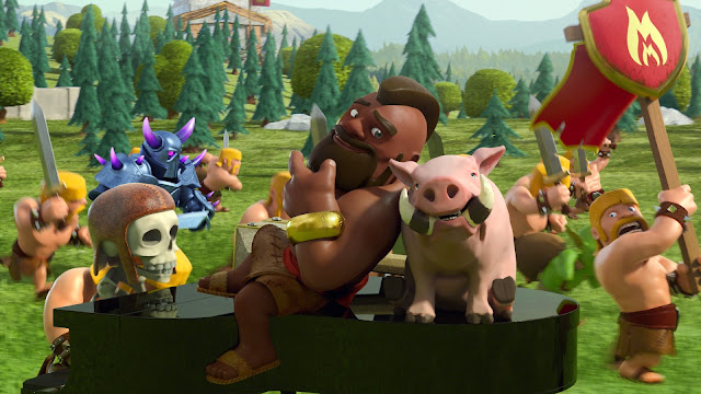 109009-Hog Rider Wall Breaker Barbarian and P.E.K.K.A Funny Clash of Clans HD Wallpaperz