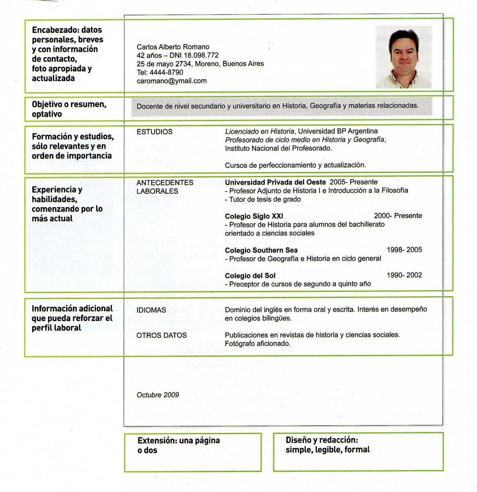 Diseños de curriculum vitae| Plantilla de curriculum en inglés