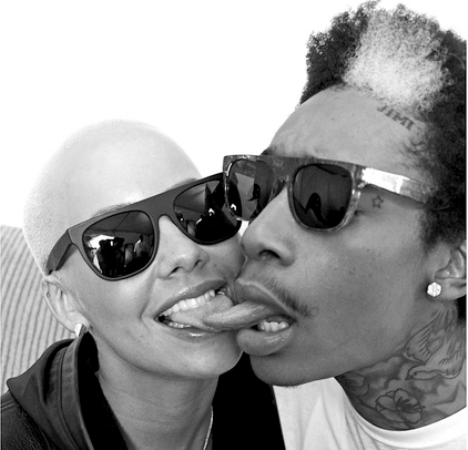 wiz khalifa and amber rose cartoon. wiz khalifa amber rose. wiz