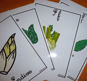 abécédaire DIY fruits et légumes