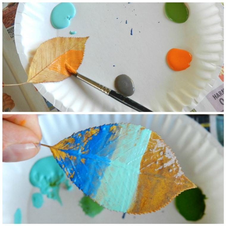Grow Creative Blog Painted Fall Leaves Tutorial