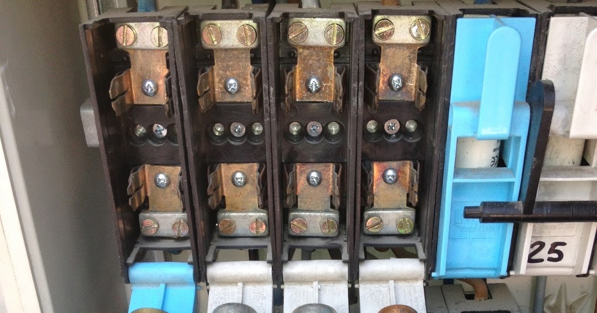 Sparks in Spain Dangerous electrical jobs; the main fuse