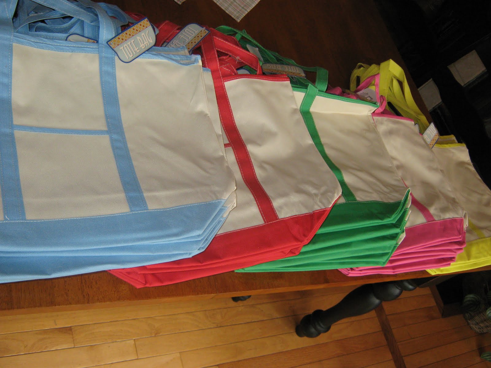 FakeIt Frugal LL Bean Monogrammed Canvas Bags (A Little "Faked")