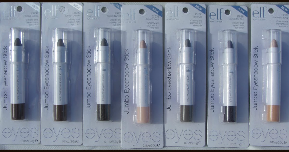 *Nina's Bargain Beauty* ELF Jumbo Eyeshadow Sticks Review