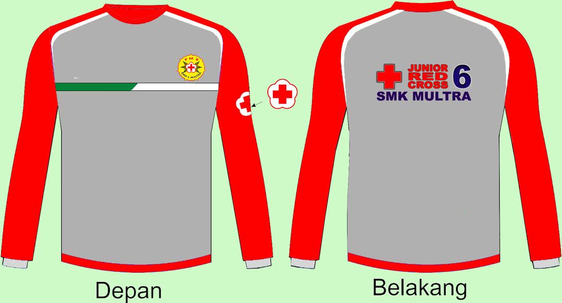 BAJU KAOS LAPANGAN PMR  SMK 6 MULTRA