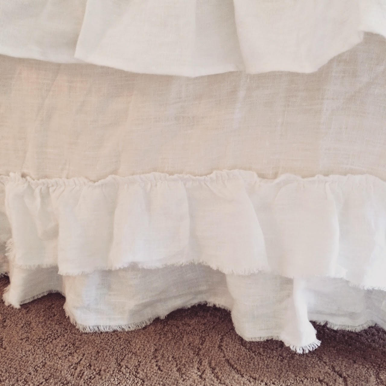 Little Farmstead Rustic Linen Ruffled Bedding