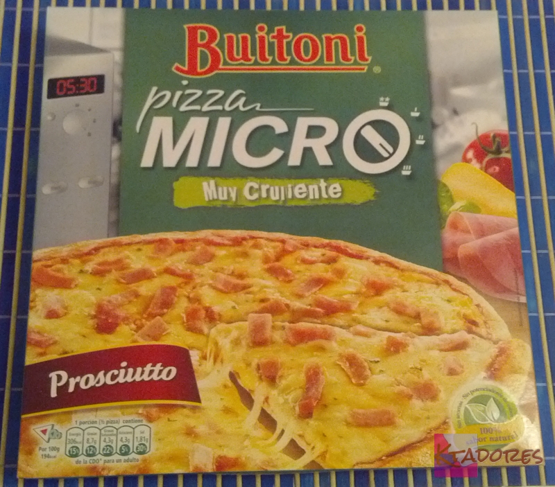 Pizza Micro Prosciutto de Buitoni Ktadores