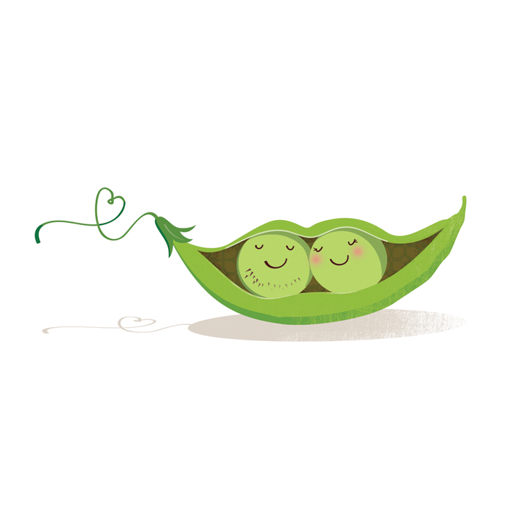 Doodles and things... Like 2 peas in a pod.