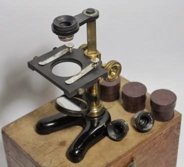Barang Tempo Doeloe Mikroskop Antik E L Wetzlar