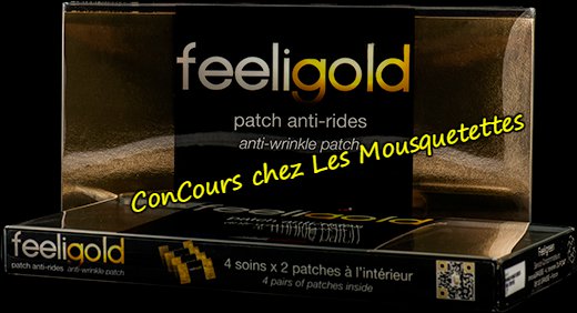 Concours 4 coffrets de patchs anti-rides Feeligold - Les Mousquetettes Concours 4 coffrets de patchs anti-rides Feeligold - Les Mousquetettes
