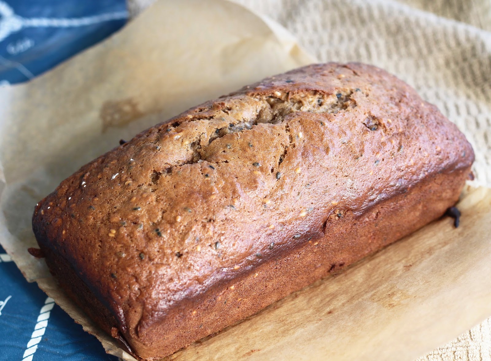 Enjoy What You Create Brown Butter, Sesame Seed Banana Bread