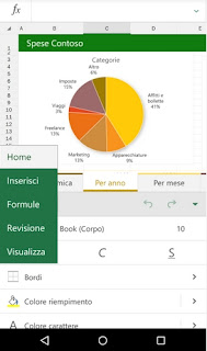 APPLICAZIONE ANDROID OFFICE EXCEL PER SMARTPHONE E TABLET APPLICAZIONE ANDROID OFFICE EXCEL PER SMARTPHONE E TABLET