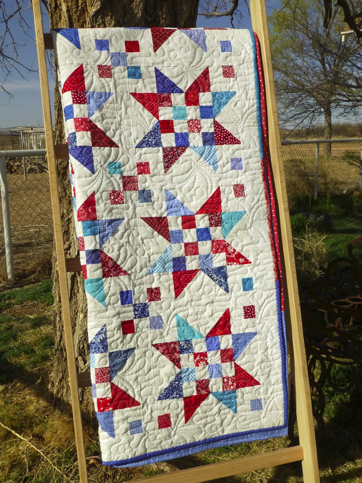 Lovin' Life At The End Of The Dirt Road Scrap Jar Stars Finished!