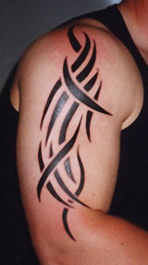 firefighter armband tattoos tribal hammerhead shark tattoo Armband6