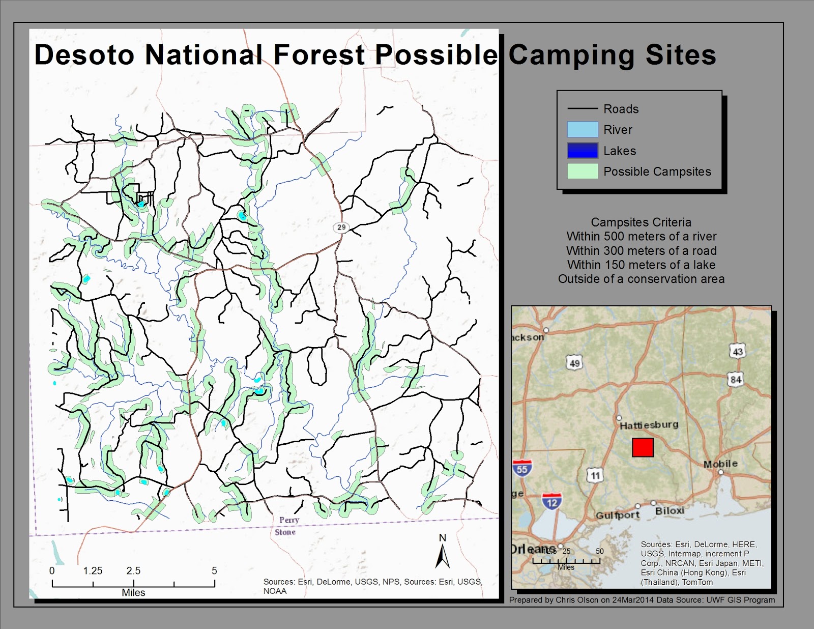 University Of West Florida Graduate Gis Certificate Vector