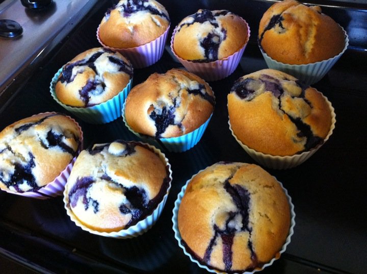 Resepi Perantauan Blueberry Muffins