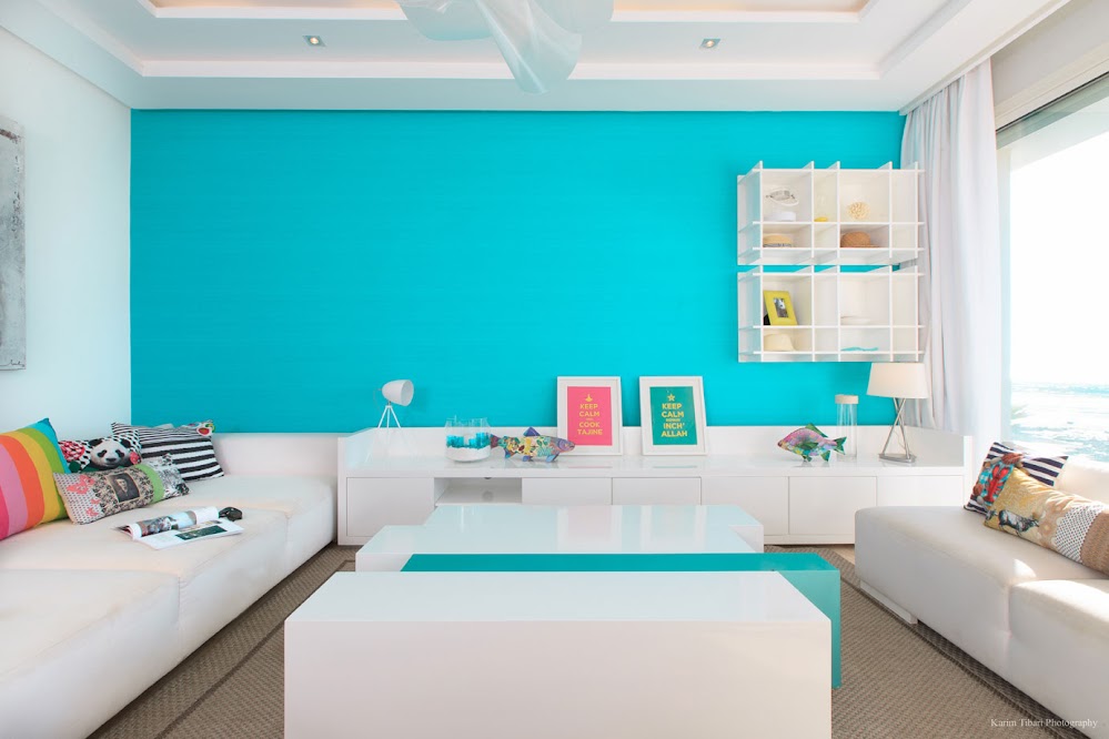 การใช้สีสดใสที่จะเพิ่มชีวิตชีวาให้กับการตกแต่งภายใน