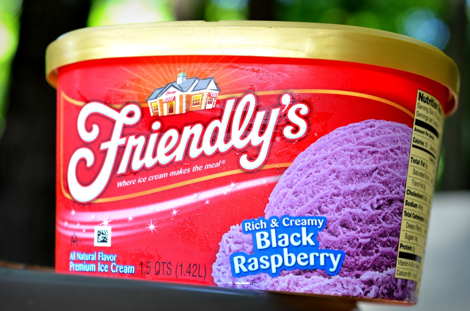 food and ice cream recipes REVIEW Friendly's Black Raspberry