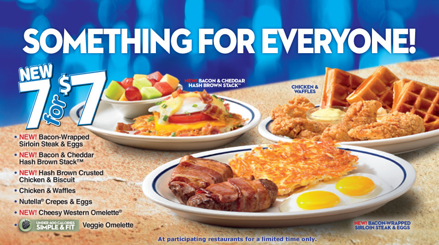 IHOP® Introduces Choice Menu Full of Craveable Options, Making it Easier  for Guests to Order Their Favorite IHOP Menu Items Any Time of Day