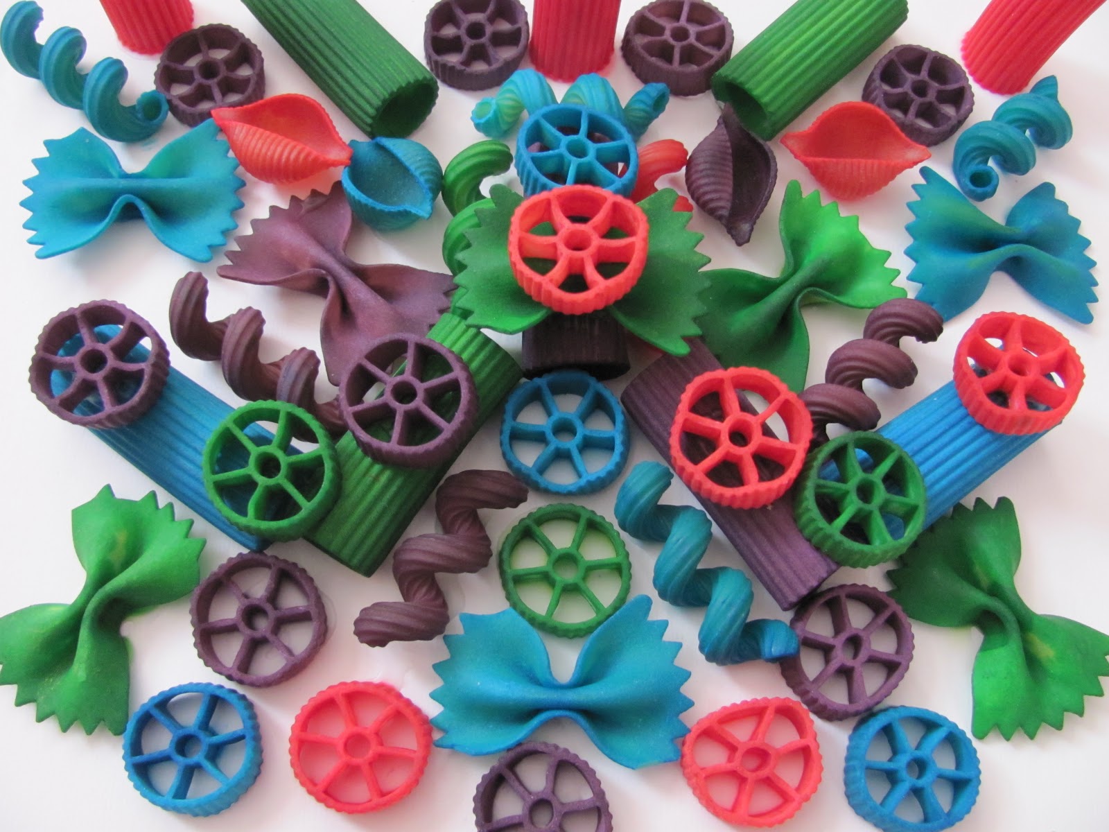 The Chocolate Muffin Tree Pasta Collages