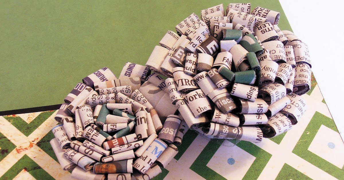 My Creative Stirrings Newspaper Bow Tutorial