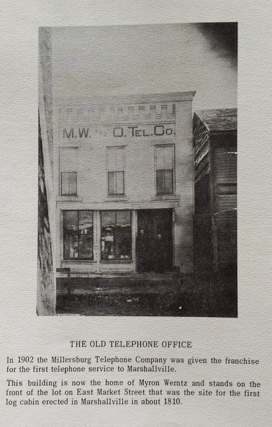 History of Marshallville, Ohio Millersburg Telephone Company