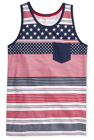 Univibe Printed Americana Tank Univibe Printed Americana Tank
