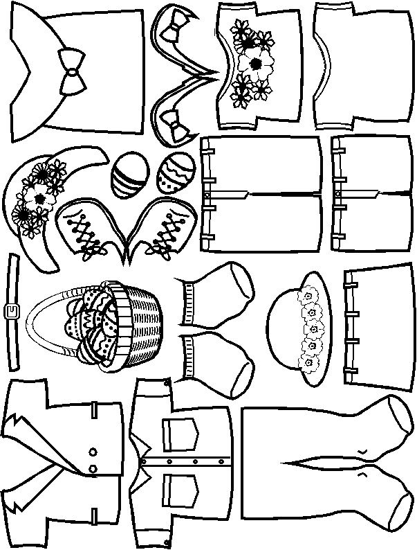 fazendo a minha festa para colorir bonecos e roupas para colorir e