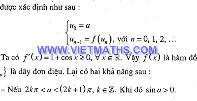 giới hạn dãy số ôn thi học sinh giỏi toán tim gioi han day so boi duong hsg toan, tai lieu boi duong phan day so