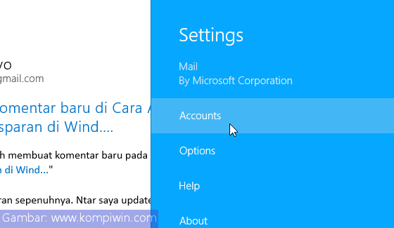 Cara Menghilangkan/Mengubah Tanda Tangan pada Aplikasi 'Mail' Windows 8.1 2