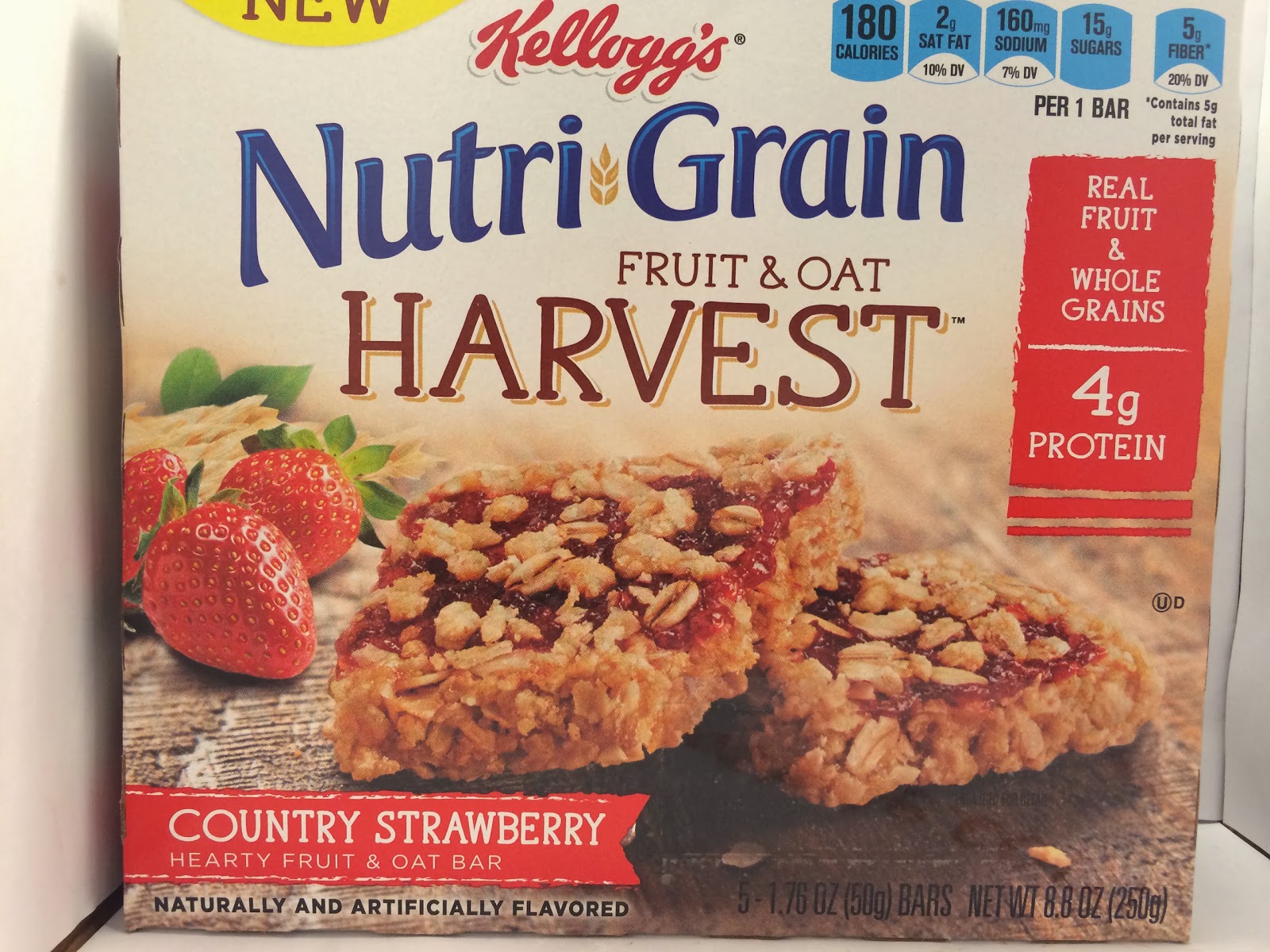 Crazy Food Dude Review Kellogg's NutriGrain Fruit & Oat Harvest