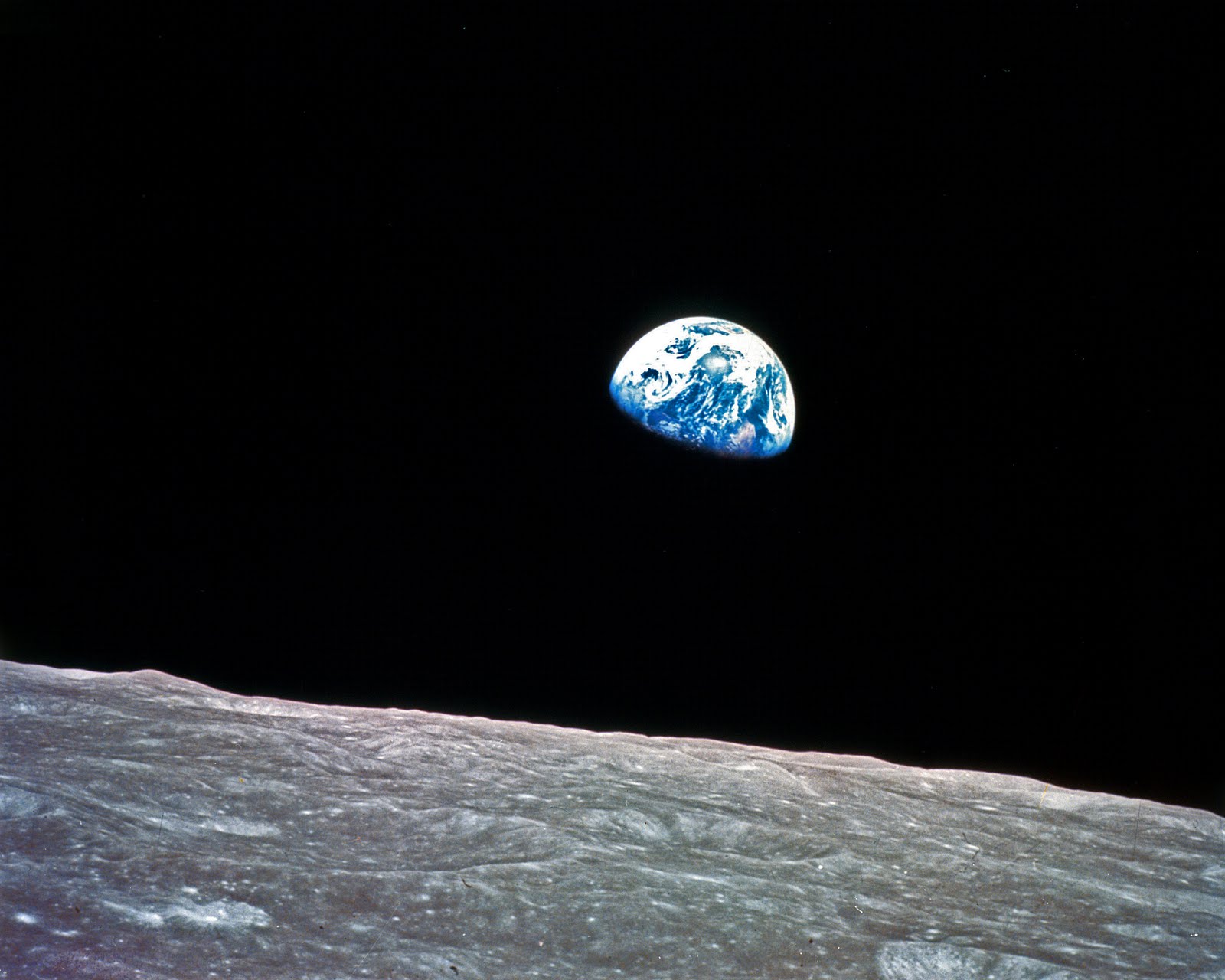 Come Si Vede La Terra Dalla Luna .: Dicembre 1968, la Terra vista dalla Luna