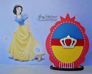 princess snow white birthday invitations