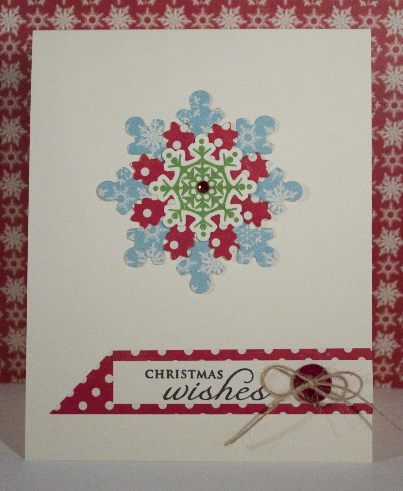 This Haus of Cards Quick Christmas Card