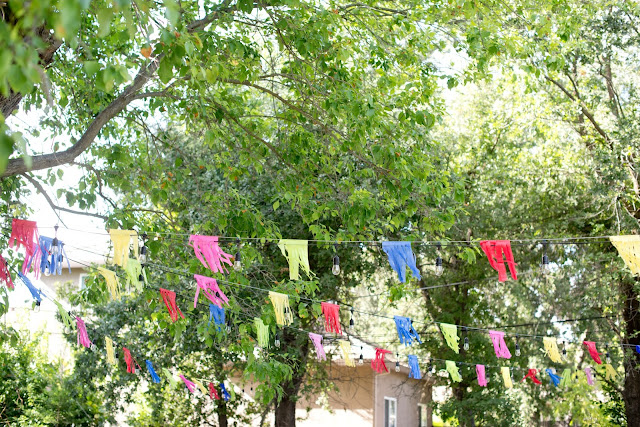 Tissue paper party decorations