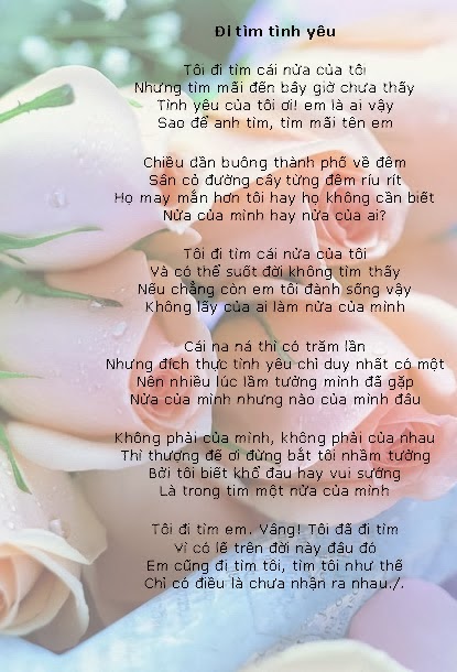 Những bài thơ tình yêu hay qua ảnh - Hình 19 Những bài thơ tình yêu hay qua ảnh - Hình 19