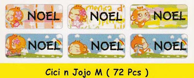 Label Nama Cici n Jojo