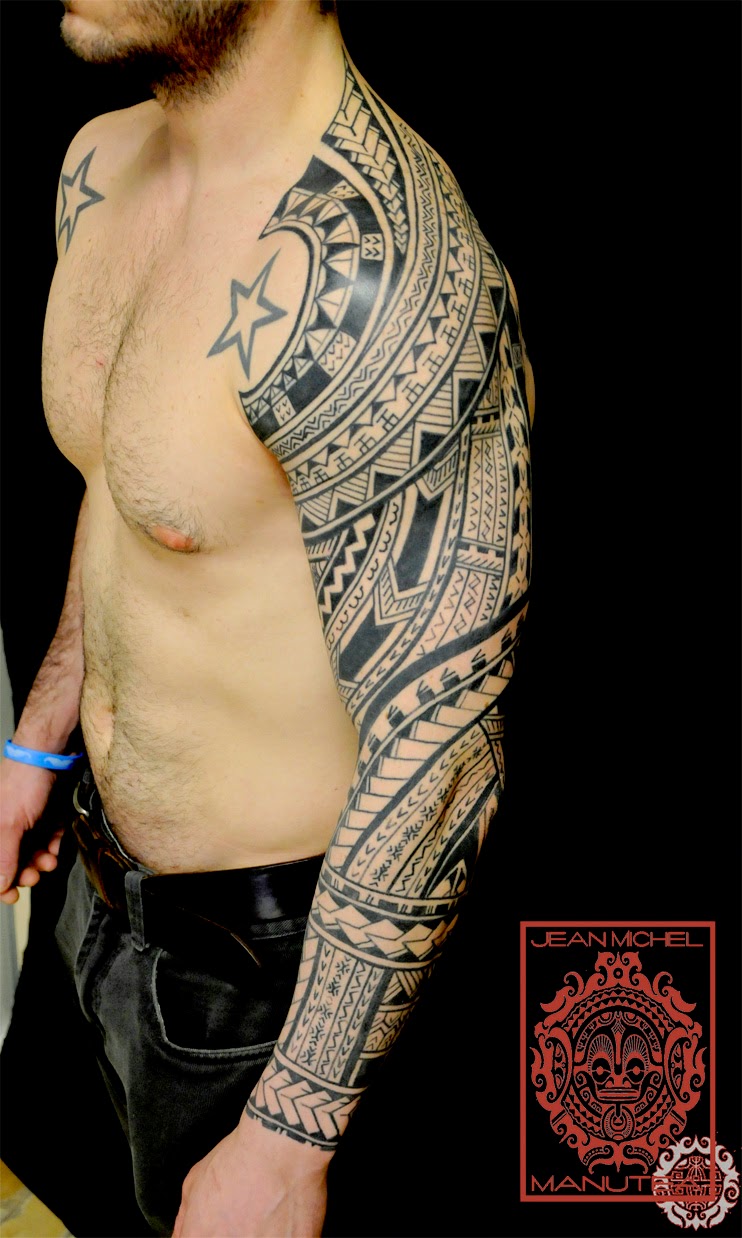 Tatouage polynesien : Samoa borneo polynesian tribal tattoo