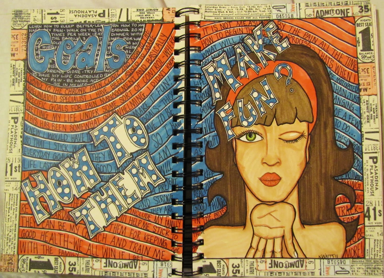 By Kelly of Kelly’s Art Journaling ART JOURNALING