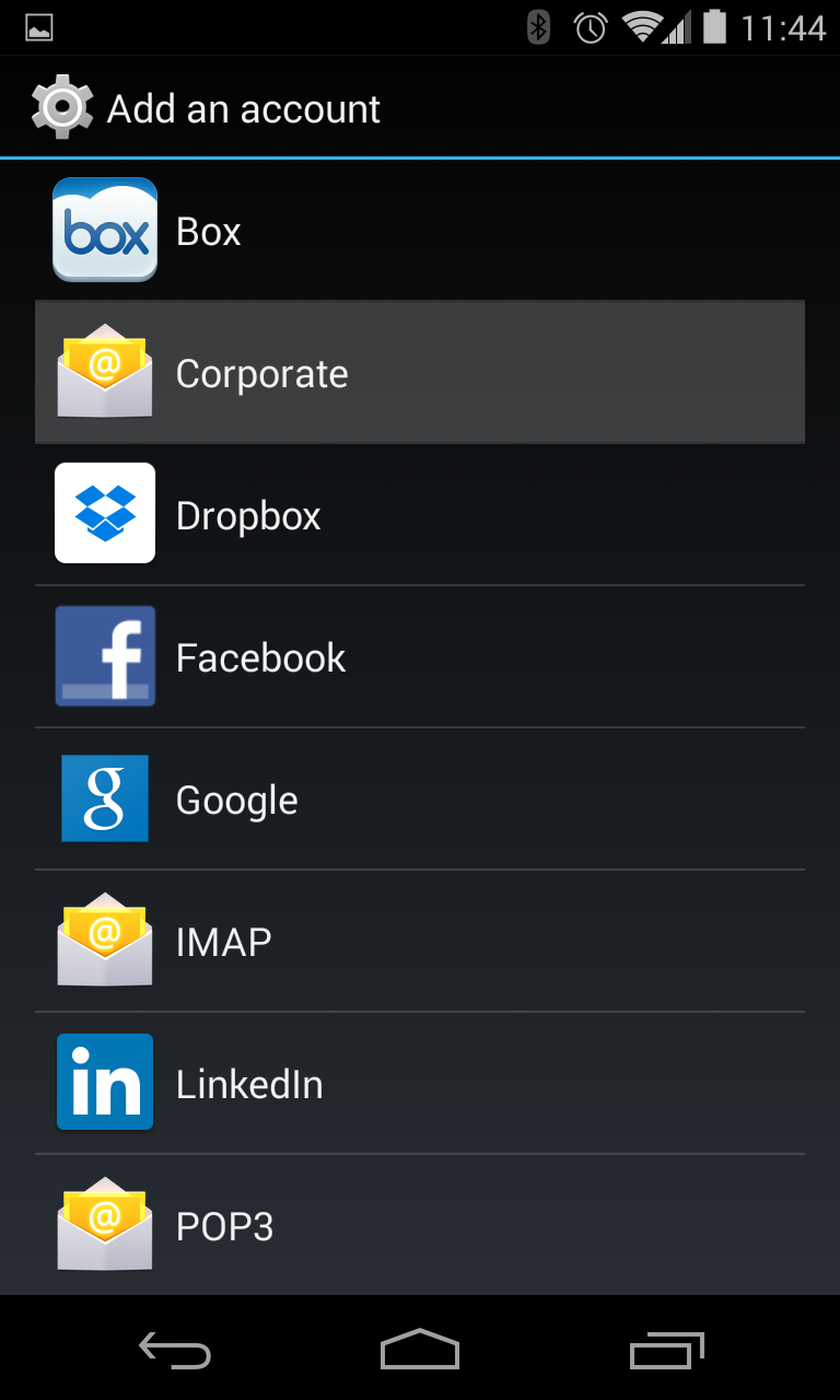 Setting your Shaw email up on your phone (with Exchange) Android Coliseum