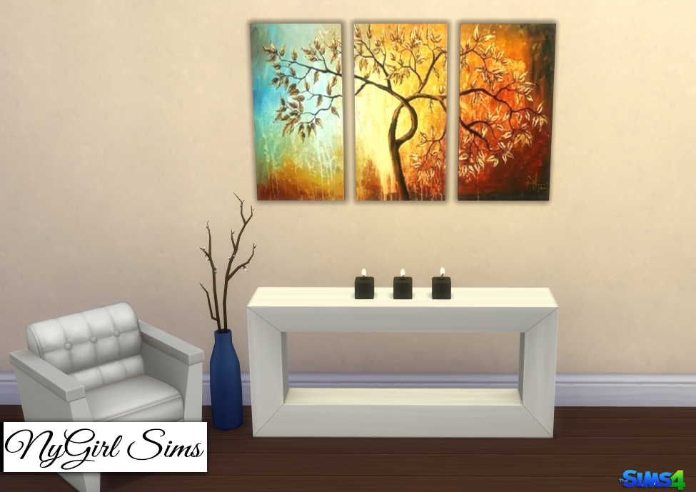 Sims 4 Cc's The Best Paintings By Nygirl Sims CF3