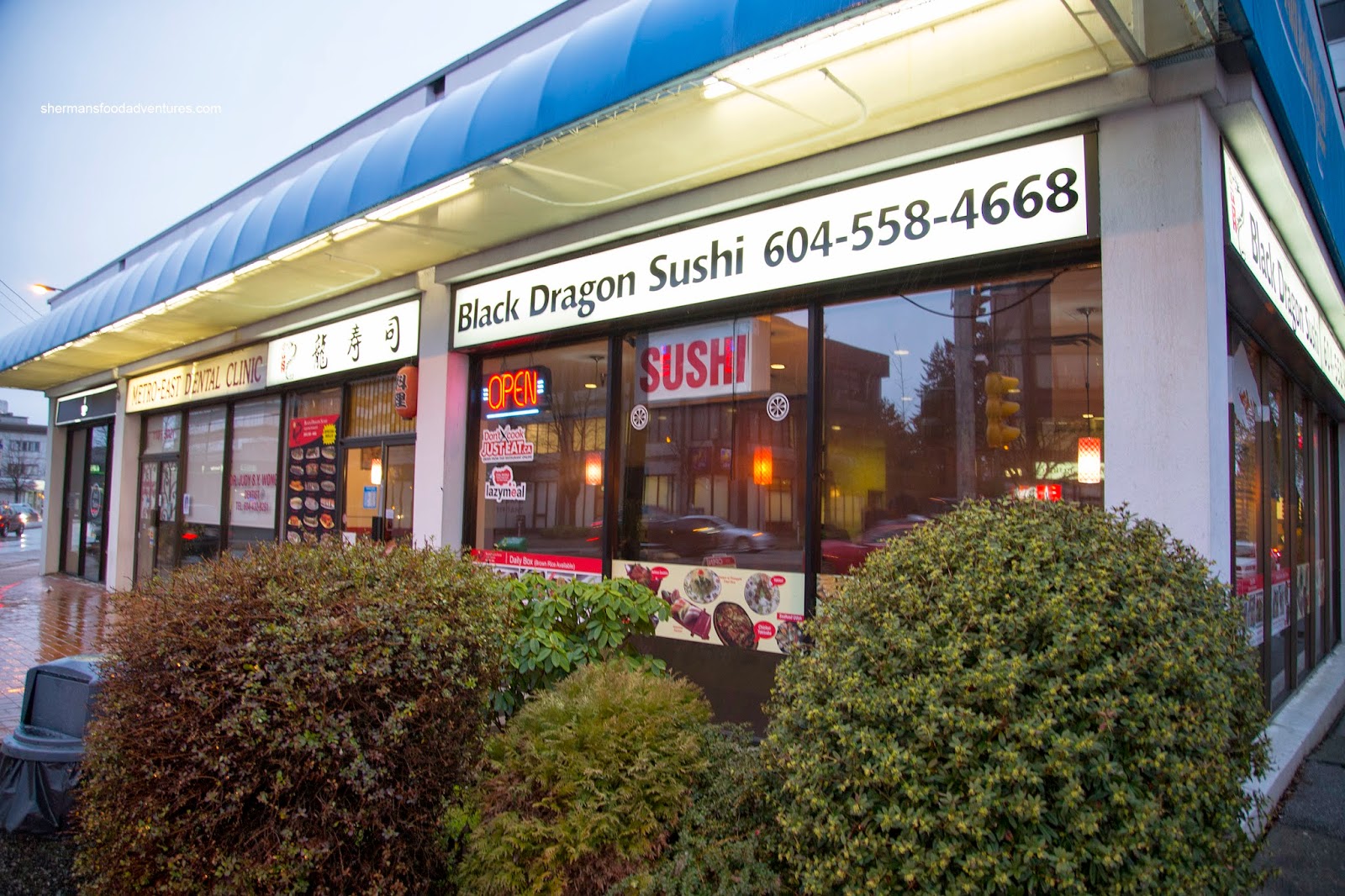 Sherman's Food Adventures Black Dragon Sushi