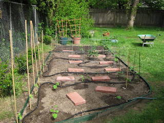 Watering40's Blog: April 2-5, 2011: Raised beds and hoop houses!