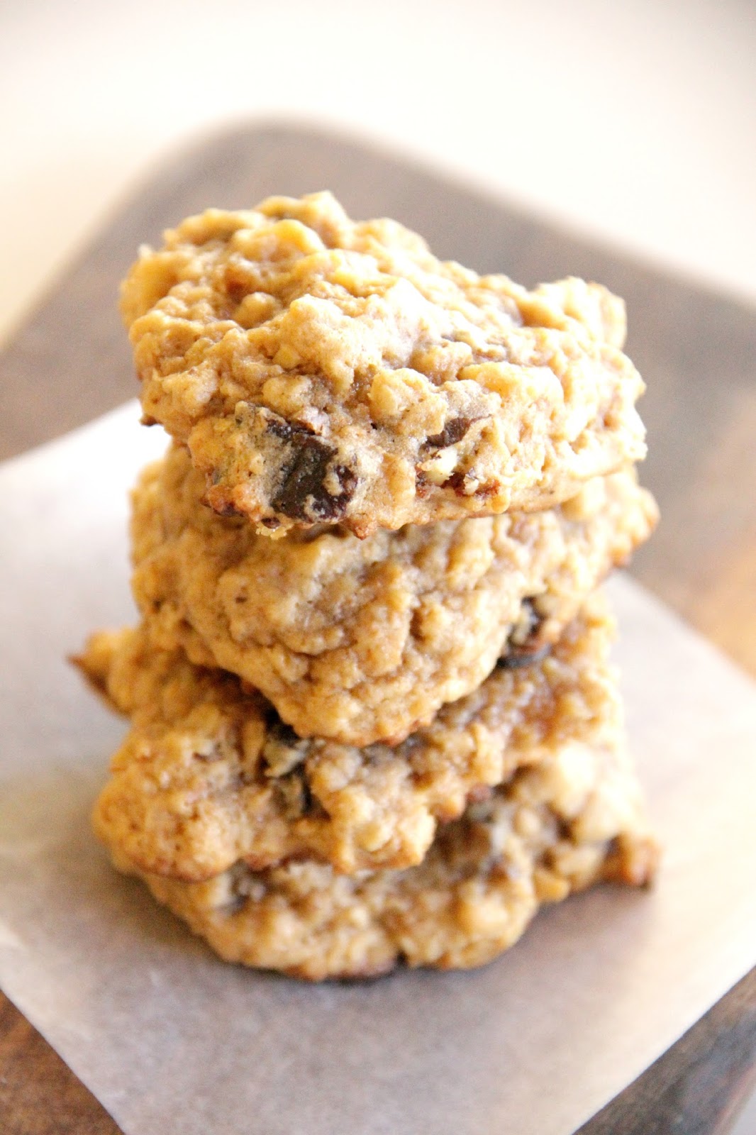 My Happy Place: date & walnut oatmeal cookies